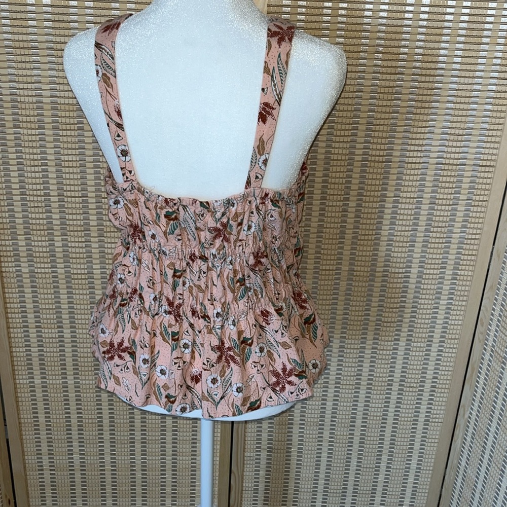 Universal Thread Floral Pink Sleeveless Top - Picture 3 of 7
